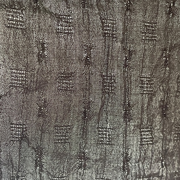 Free People Blouse with Metallic Silver Embroidery Sz S Gently Used - Picture 3 of 6